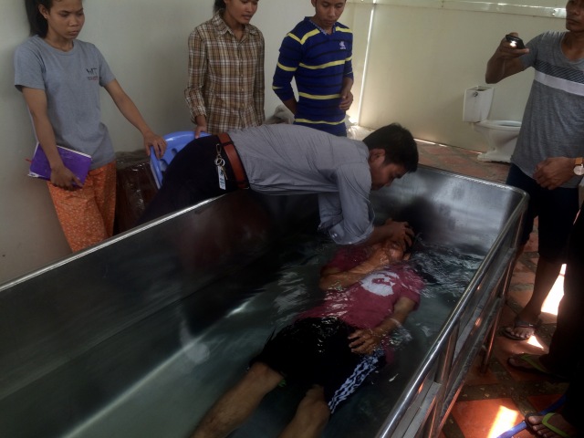 Phouen Daen is baptized into Christ Jesus